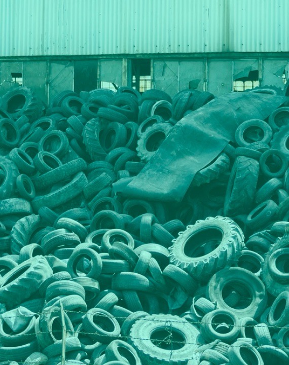 End-of-life tires (ELT) stockpile